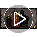 Orange LED Pumpkin Decor with Spooky Sound & Lights - Halloween Porch Sign