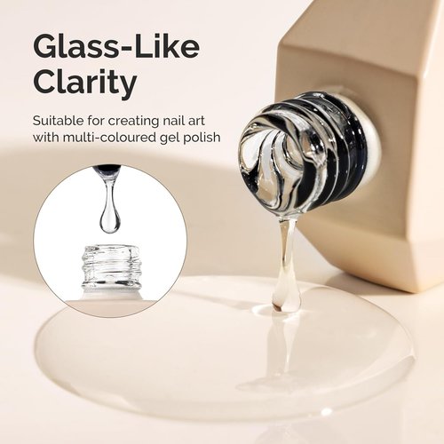 MelodySusie 15ML No Wipe Matte Gel Top Coat - Long-Lasting Finish for Clear Gel & Acrylic Nails | Perfect Gift for Women