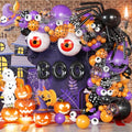 Halloween Balloon Arch Kit with Bloodshot Eyeballs & Decorations - Indoor Outdoor Party Supplies