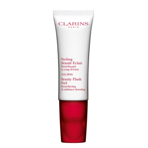Clarins Beauty Flash Peel | 10-Minute At-Home Facial | Visibly Tightens Pores | Gently Eliminates Dead Skin Cells | Refines Skin Texture | Renews Radiance | Contains AHAs and BHAs | All Skin Types