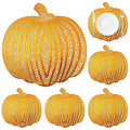 Pumpkin Placemats Set of 6 - Fall Harvest Halloween Thanksgiving Table Decor - Variation 1