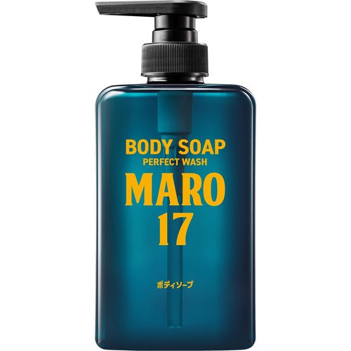MARO17 Collagen Men's Body Wash - Hydrating Sulfate-Free Shower Gel with Hyaluronic Acid | Bergamot Scent