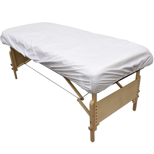 Body Linen Massage Table Cover - Waterproof, Wipe-Clean Barrier | Machine Washable Protection