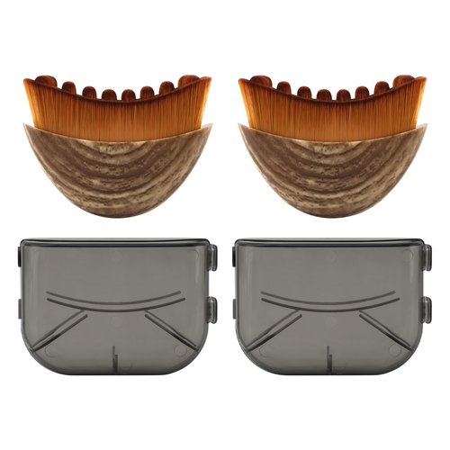 New Lymphatic Contour Face Brush, Dry Brushing Face Brush, Lymphatic Drainage Massager for Face, Ergonomically Designed to Fit The Skin Precisely and Relieve Fatigue (2PCS)