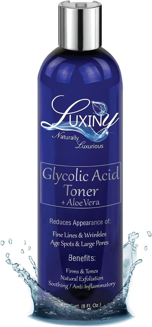 **Regine Switzerland Glycolic Acid Toner - Hydrating AHA BHA Facial Toner (8 oz) for Acne Prone Skin**