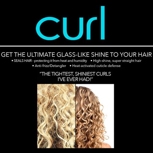 Hair Chemist CURL Anti-Humidity Shine Coat - Curl Sealing Spray, 8 oz (Pack of 2)