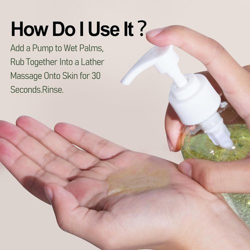 Skiennix Green Tea Face Wash - Hydrating Cleanser with Vitamins A, C, E & Kale Extract | 237ML/8 oz