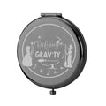 KEYCHIN Witch Pocket Mirror Elphaba and Glinda Fans Gifts Defying Gravity Witch Compact Makeup Mirror Broadway Elphaba and Glinda Witch Merch (Defying Gravity-Bl)