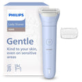 Philips Lady Shaver Series 6000 - Cordless Wet & Dry Electric Shaver | 3-Blade System for Legs & Body, 80 Min Runtime