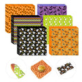 Halloween Theme 240 Sheets Wax Paper Sheets - Food Basket Liners & Wraps, 12x12 Inch