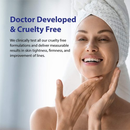 Dr. Denese SkinScience Advanced Firming Facial Pads - 100 Count Exfoliator with Glycolic Acid & Peptides for Radiant Skin