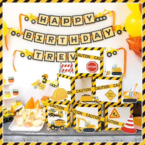 Construction Zone Party Decorations Set - Kid Birthday & Event Decor