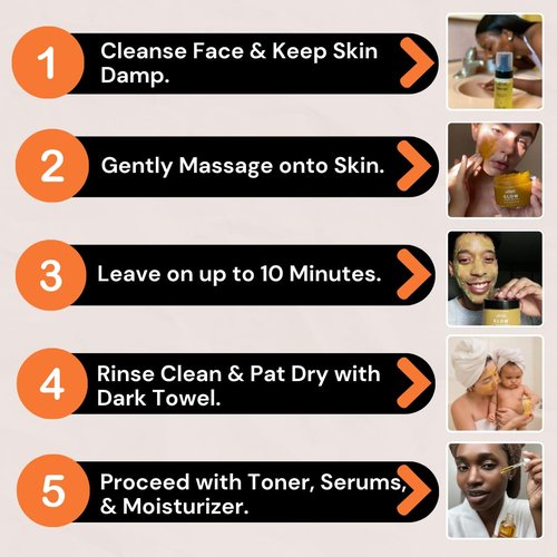 Minimo Glow Turmeric Face Scrub (Lemon Cake) With Heart Applicator - Infused with Turmeric, Manuka Honey, Cinnamon, and Chamomile - Face Scrub for All Skin Types - Achieve Healthy Skin