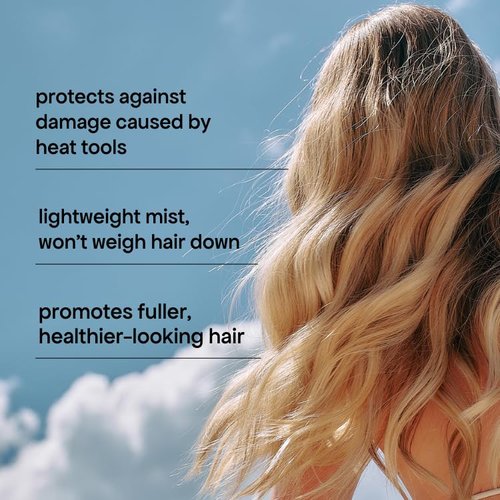 BONDIBOOST Heat Protectant Spray - Lightweight Mist for Hair Styling | Prevents Heat Damage & Split Ends - 4.23 fl oz