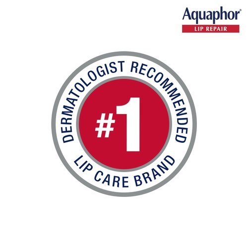 Aquaphor Lip Repair Ointment - Moisturizing Lip Balm for Dryness Relief | 0.35 oz Tube, Pack of 2