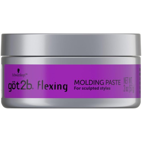 Got2B Flexing Molding Paste - Strong Hold Hair Styling Cream | 2 oz for Effortless Styles