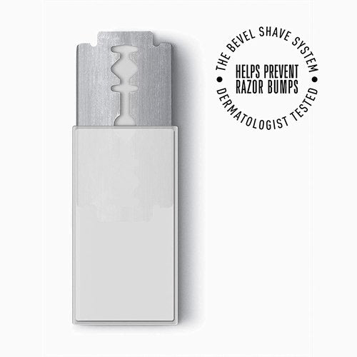 Bevel Safety Razor Replacement Blades 20 Pack, Double Edge Safety Razor for Men Blades to Prevent Razor Bumps and Skin Irritation, Single Blade Razor Refills (Packaging May Vary)