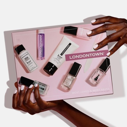 LONDONTOWN Complete Nail Polish Set - Must-Have Manicure Essentials & Cuticle Tools