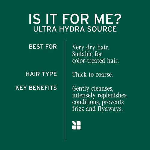 Biolage Ultra Hydra Source Shampoo - Deep Moisture & Conditioning for Thick, Very Dry Hair