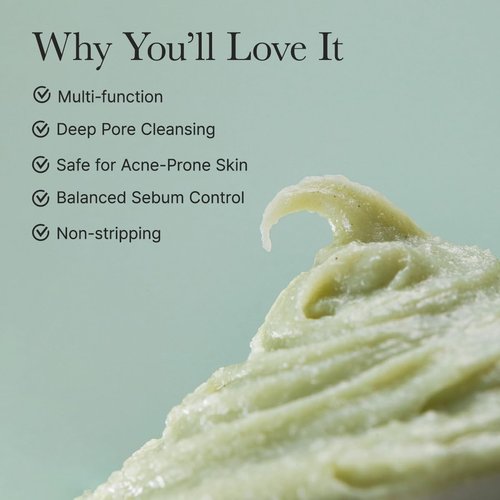 Arencia Korean Rice Mochi Face Cleanser - Moisturizing & Brightening Daily Scrub | Vegan, Organic, 1.76oz