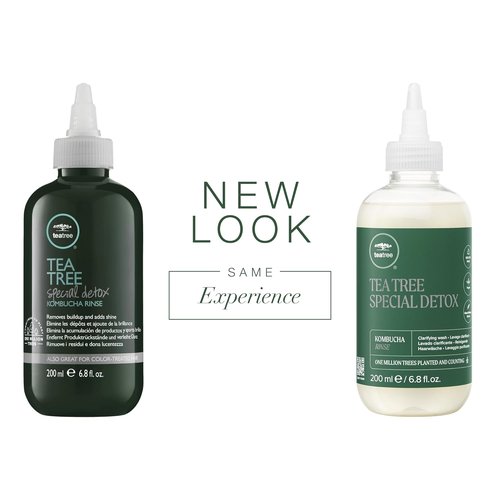 Tea Tree Special Detox Kombucha Rinse - Removes Buildup & Adds Shine for All Hair Types