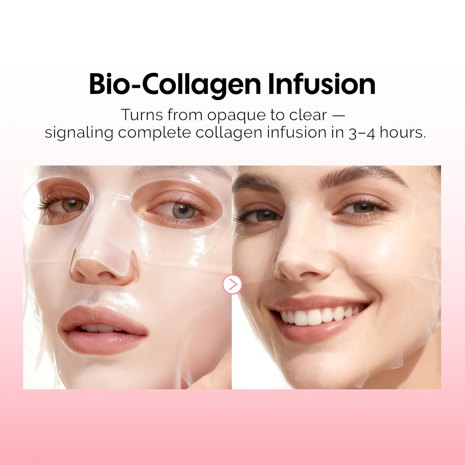 ZealSea Bio Collagen Hydrogel Face Mask - Overnight Jelly Gel for Deep Hydration & Pore Care | 4 Pack