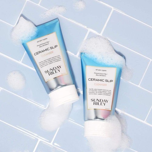 Sunday Riley Ceramic Slip Cleanser - Gentle Foaming Face Wash | 5 Fl Oz for All Skin Types