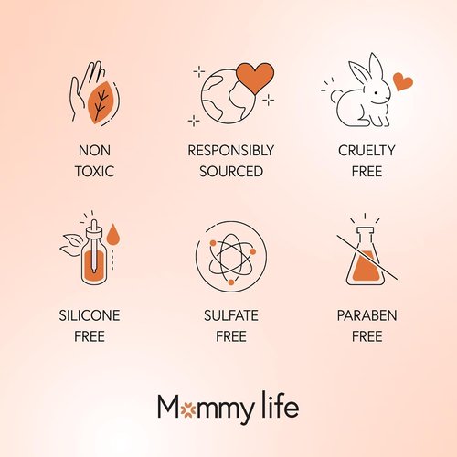 Mommy Life Preggie Paste Belly Butter - Nourishing Stretch Mark Cream for Pregnancy & Postpartum | Non-Toxic Formula with Manuka Honey & Vitamin E - 3.7oz