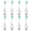 Replacement Toothbrush Heads for Philips Sonicare E-Series/Essence/Xtreme/Elite and Other Screw-on Electric Toothbrush Models, 8 Pack, Dupont Bristles with Protective Cover