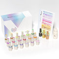 VENALISA V1 Gel Nail Polish Kit of 22 Pcs With Color Display Card Blue Pink Yellow Green Colors Glitter Cat Eye Gel Polish Set Soak Off Salon Nail Art DIY at Home Manicure