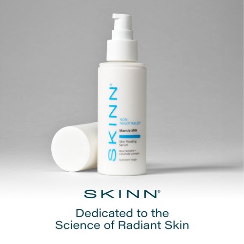 SKINN Mantle Milk Skin Flooding Serum - Restores Moisture & Strengthens the Skin Barrier - Collagen Boosting Skincare for Smooth, Plump & Hydrated Skincare - Anti-Aging Hyaluronic Acid Moisturizer