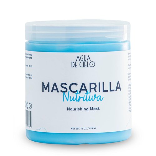 Agua de Cielo Nourishing Hair Mask - Deeply Hydrates & Strengthens Dry Hair with Argan Oil - 16 Oz
