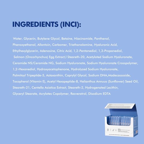 TRSTAY LUXE Stem Cell & Salmon DNA PDRN Serum – Microneedling Aftercare Anti-Aging Face Serum with Peptides & Hyaluronic Acid – 1.5 mL × 30 Vials, Korean Skincare Formula