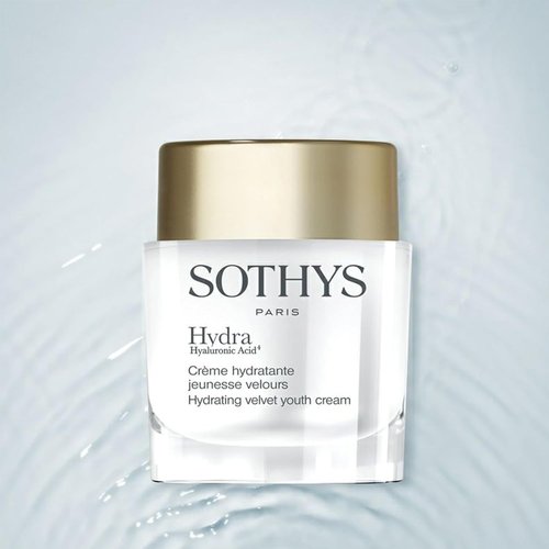 SOTHYS Hydrating Velvet Youth Cream - Face Moisturizer with Hyaluronic Acid for Plump, Youthful Skin | Normal to Dry Skin