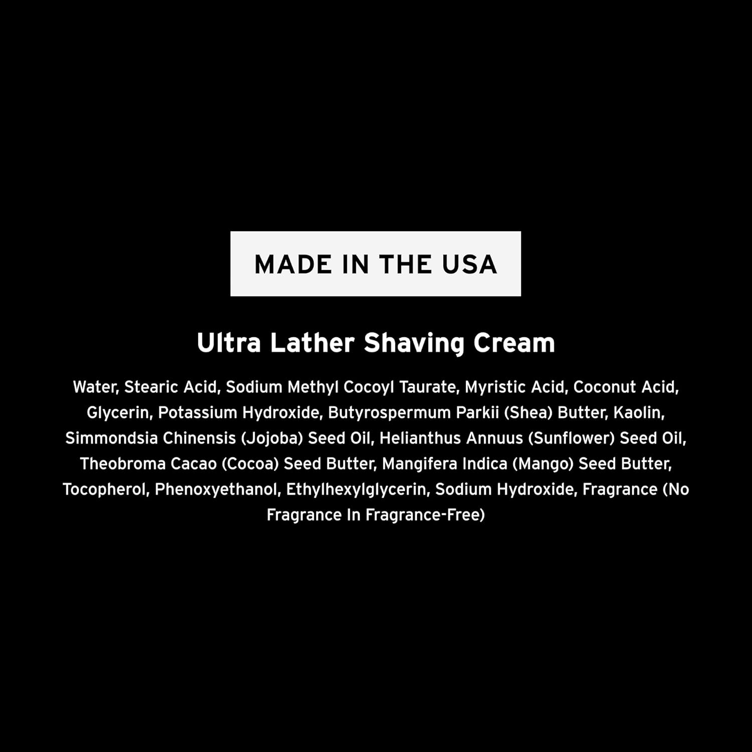 SUPPLY Ultra Lather Shaving Cream for Men - Rich Cushion for Smoother Shave - Sandalwood & Cedar - 3.4 oz