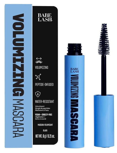 Babe Lash Mascara - Smudge-Proof, Long-Lasting Formula for Buildable Volume | Dramatic Black