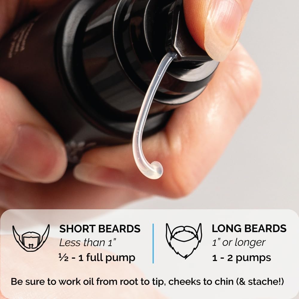 ZEUS Refined Beard Oil for Men, Leave-In Conditioner for Beard & Mustache, Softens Hair, Fights Dryness & Itch (Made in USA) Sandalwood