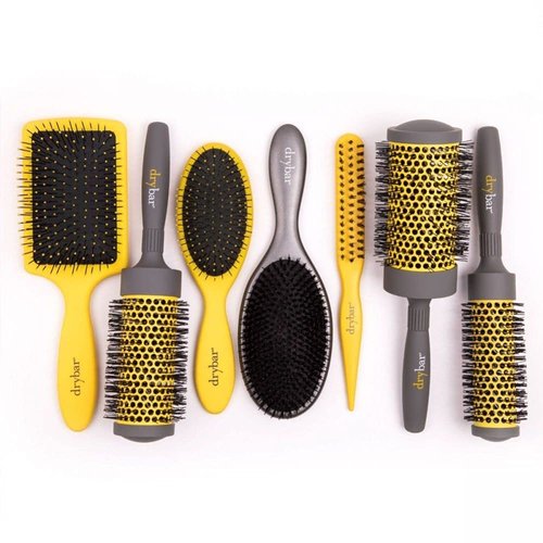 Drybar Super Lemon Drop Detangling Brush - Effortless Hair Tangle Removal | Sleek Yellow Design