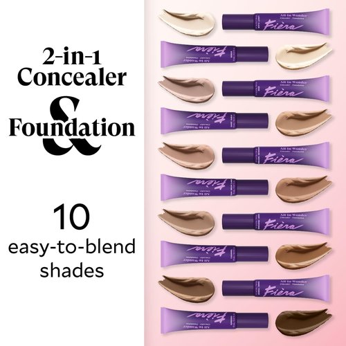 Fièra All-In-Wonder™ Concealer + Foundation - Full-Coverage, Hydrating Formula for Mature Skin - Beige, 0.5 FL. OZ. / 15 ML
