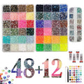 49000PCS Jewelry Rhinestones Kit Flatback Gems for Crafts & DIY Projects