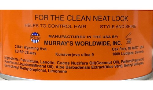 Murray's Light Pomade & Hair Dressing, Super Light, 3 oz. - 6 Pieces