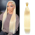613 Straight Human Hair 16 Inch 100g/Pack 12A Unprocessed Myanmar Blonde One Bundle Double Weft Quick Wave Extensions for Women