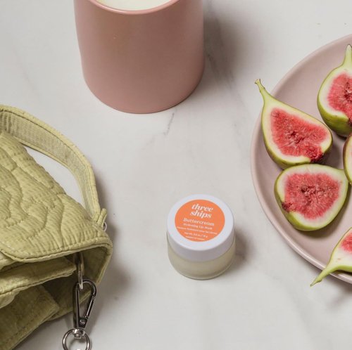 Three Ships - Lip Treatment Kit | Buttercream Lip Mask + Vanilla Lip Exfoliator | Smooth, Nourish, Plump | Cruelty-Free, Vegan, Paraben-Free, Sensitive Skin Safe