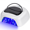 Ludysic Professional Rechargeable 96W UV LED Nail Lamp,Cordless Nail Dryer with 4 Timer Settings,Portable Design & Auto Sensor,Fast Curing Lamp for Salon & Home(White+Black)