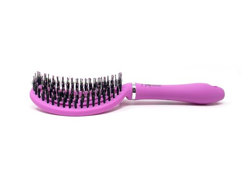 Marilyn Brush Halo Paddle Brush - Smoothing Blowout Brush with Boar/Nylon Bristles | Fast Drying for Sensitive Scalps & Wigs