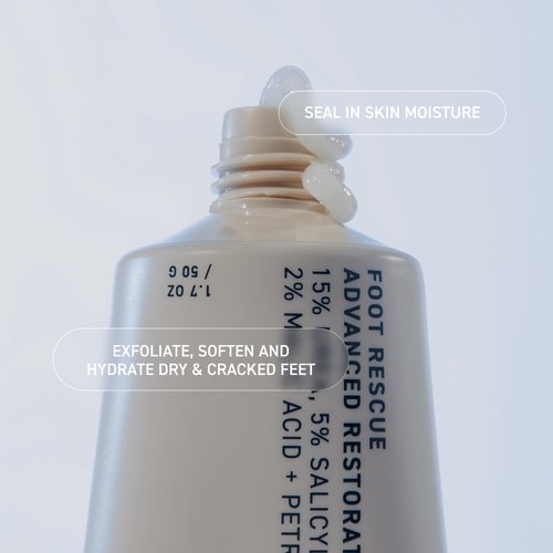 Prequel Skin Foot Rescue, Professional Foot Treatment with 15% Urea + Salicylic Acid. Advanced Cream For Dry Cracked Feet. Clinical-Grade Moisturizer. 1.7oz