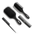 Balon Hair Brush Set - 4Pcs Detangling Paddle Brushes for All Hair Types | Wet & Dry Use