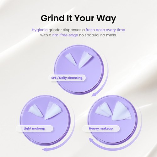 Caraseoul Gentle Grinding Cleansing Balm - Vegan Makeup Remover with BHA & Bakuchiol | Travel Size 50ml