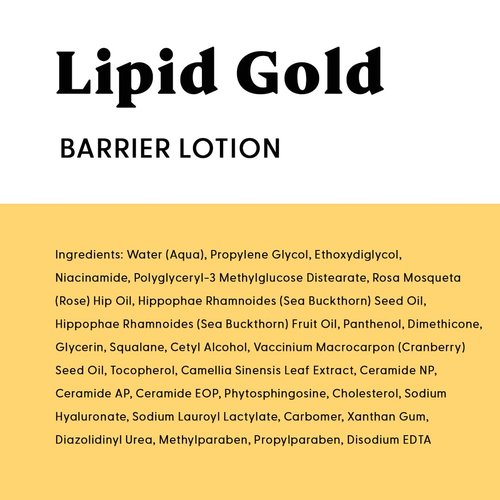 Stratia Lipid Gold Skin-Strengthening Ceramide Moisturizer with Niacinamide, Hydrates & Soothes All Skin Types, 1.7 Fl Oz