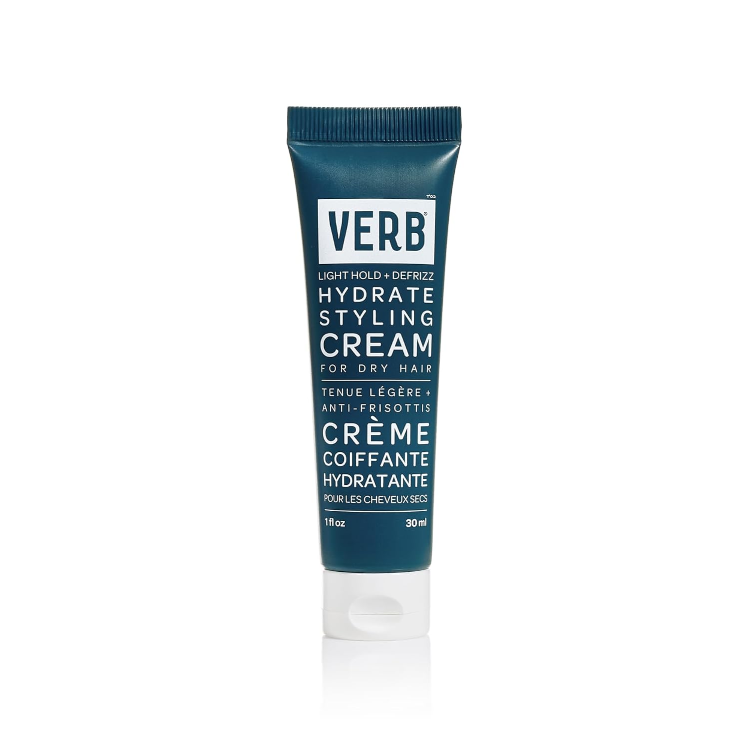 VERB Hydrate Styling Cream - Smooth Frizz and Nourish Dry Hair - Amber & Warm Jasmine Scent